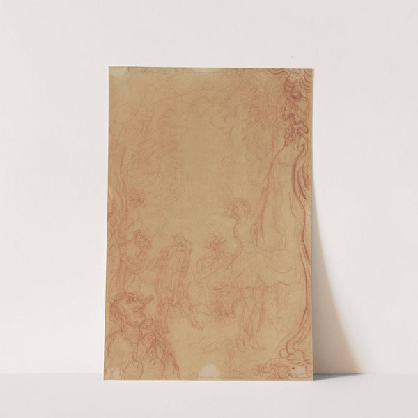 Dansers en muzikanten by James Ensor