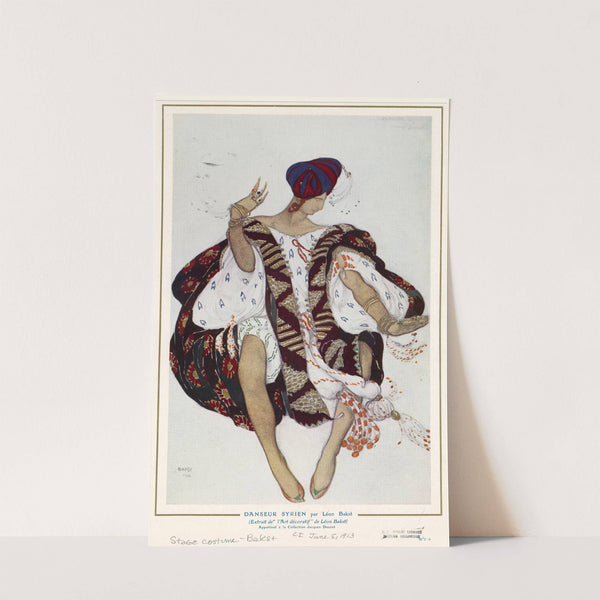 Danseur Syrien par Léon Bakst (1910 - 1913) by Léon Bakst