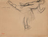 Danseuse, arabesque croisée