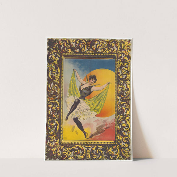 Danseuse avec encadrement (1890-1900) by Imp. J. Weiner