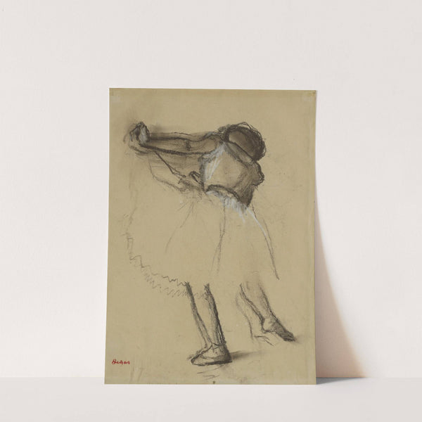 Danseuse vue de dos by Edgar Degas