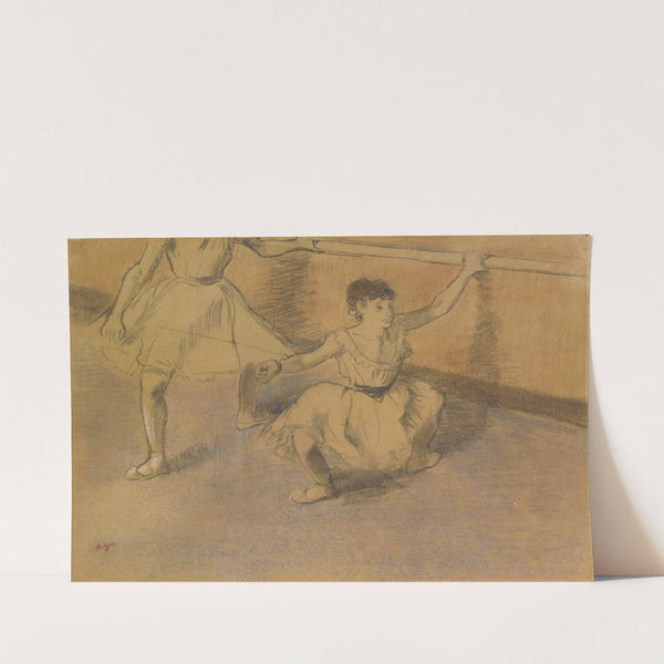 Danseuses à la barre (circa 1883-85) by Edgar Degas