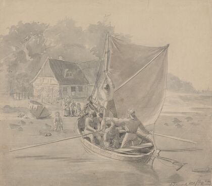 Danske fiskeres hjemkomst (1838)