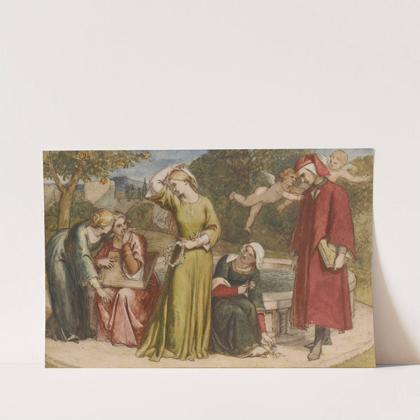 Dante And Beatrice by Frederick Richard Pickersgill