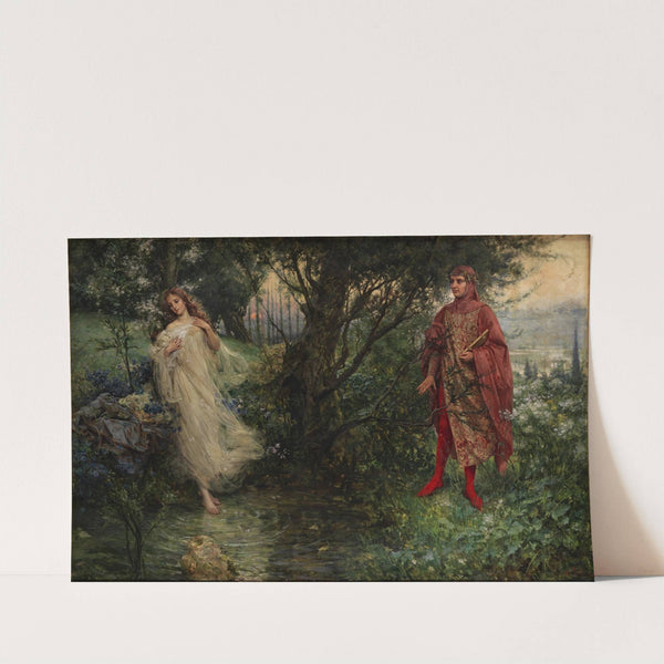 Dante and Beatrice by Salvatore Postiglione