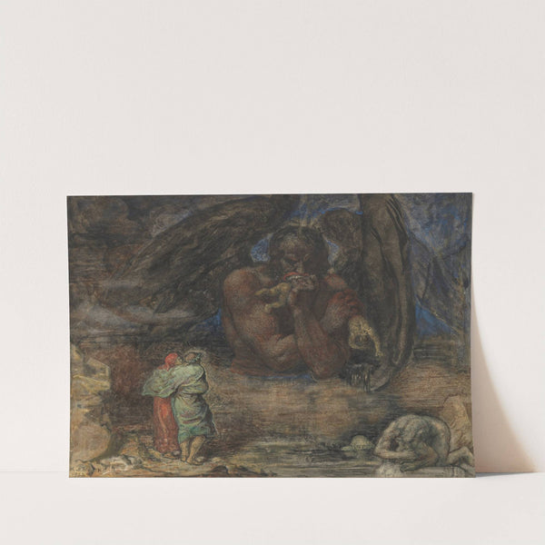 Dante and Virgil encounter Lucifer in Hell by Henry John Stock