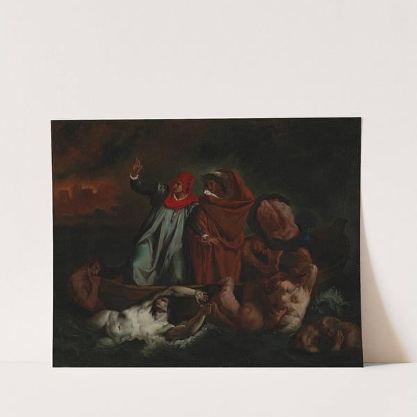 Dante And Virgil In Hell (1867) by Adolf Von Becker