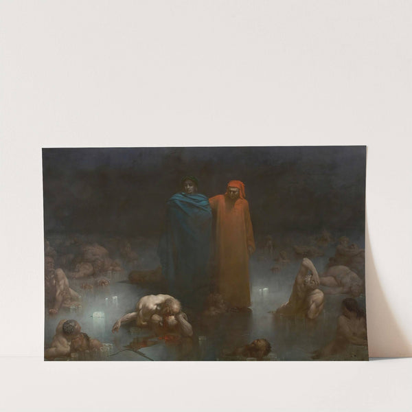 Dante and Virgil in the Ninth Circle of Hell (1861) by Gustave Doré
