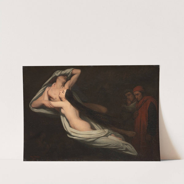 Dante and Virgil Meeting The Shades of Francesca Da Rimini and Paolo (1851) by Ary Scheffer