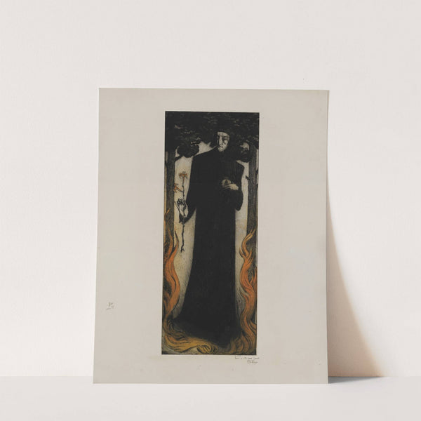 Dante au lys ou Incipit Vita nova (1898) by Alfredo Müller