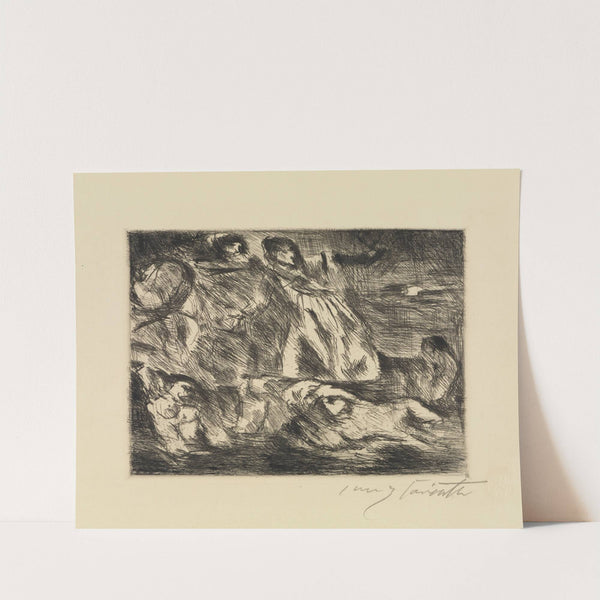 Dantebarke nach Delacroix (1920) by Lovis Corinth