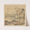 Daoist and Crane in Autumn Landscape (1598-1652) by Chen Hongshou