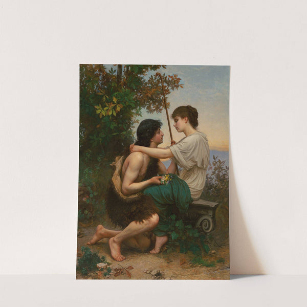 Daphnis and Chloe (1893) by Camille Félix Bellanger