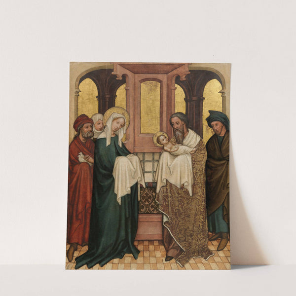 Darbringung im Tempel by Umkreis des Meisters des Andreasaltars