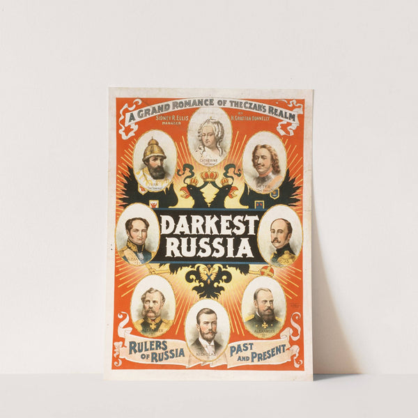 Darkest Russia a grand romance of the Czar's realm. by Strobridge & Co. Lith.