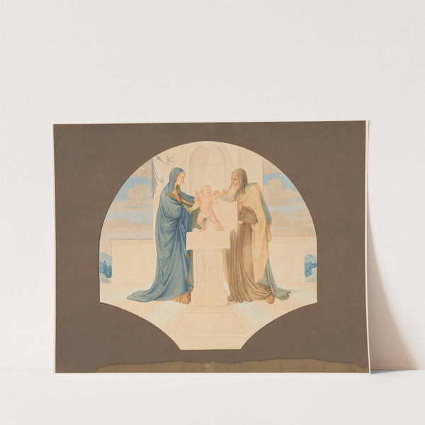 Darstellung Jesu im Tempel – Selig, die reinen Herzens sind (1837-1838) by Eduard von Steinle