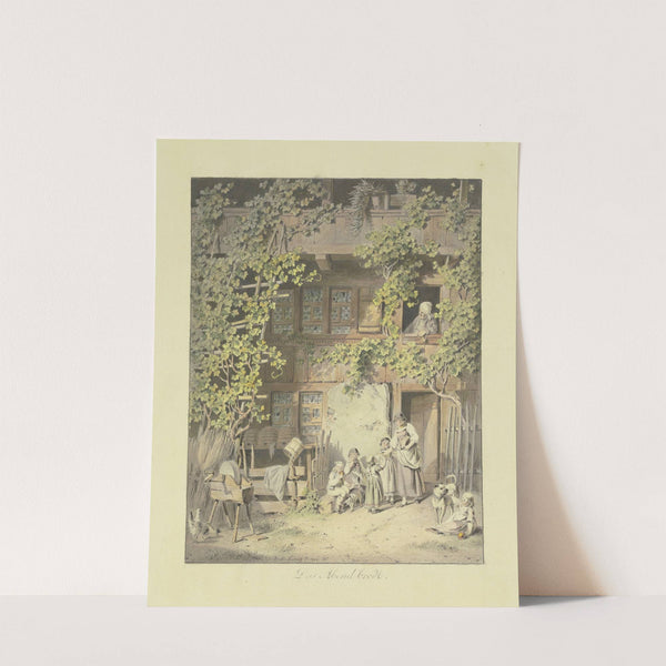 Das Abendbrot (1800) by Franz Niklaus König