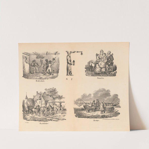 Das allegrösste Bilder ABC. F (1828) by Theodor Hosemann