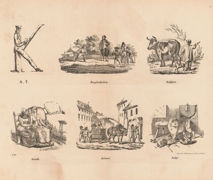 Das allegrösste Bilder ABC. K (1828)