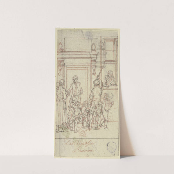 Das Almosen by Daniel Nikolaus Chodowiecki