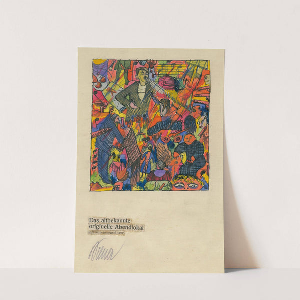 Das altbekannte originelle Abendlokal by Karl Wiener