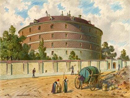 Das alte Irrenhaus in Wien (Narrenturm), ‘Kaiser Joseph-Gugelhupf’ genannt
