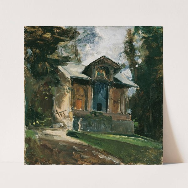 Das Atelier des Malers Heinrich von Angeli in der Reichenau by Emil Jakob Schindler