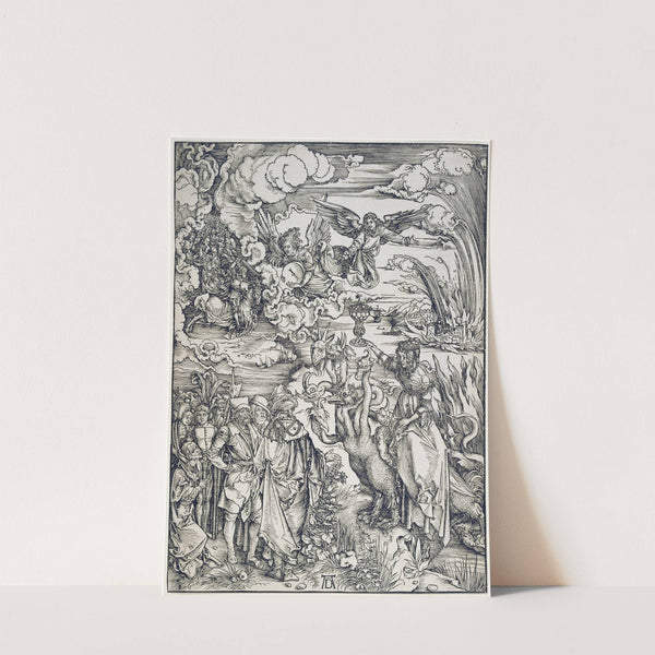 Das babylonische Weib, aus der Folge der Apokalypse, Urausgabe Deutsch 1498 (ca. 1496 – 1498) by Albrecht Dürer