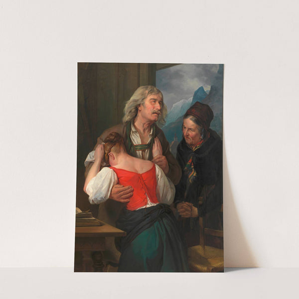 Das Bekenntnis by Josef Danhauser