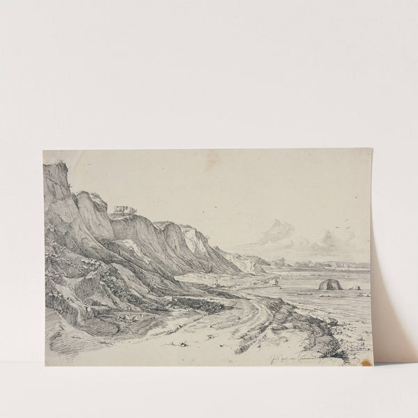 Das Brodtener Ufer bei Travemünde by Friedrich von Nerly