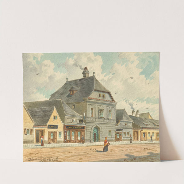 Das einstige Jagdschloss der Kaiserin Maria Theresia in der Erdbergstraße 109 in Wien by Franz Gerasch