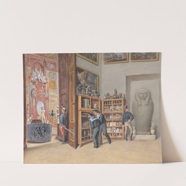 Das Eintrittskabinett in die ägyptische Sammlung by Carl Goebel the younger