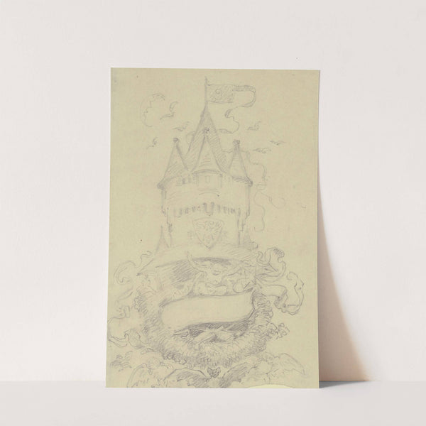 Das Fest auf dem Eschenheimer Turm by Anton Burger