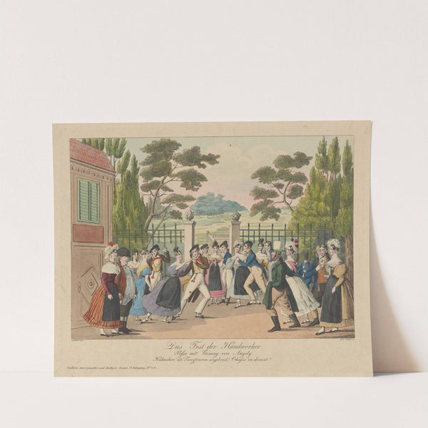 Joko, der brasilianische Affe, Ballet von Taglioni (1827) by Johann Christian Schoeller