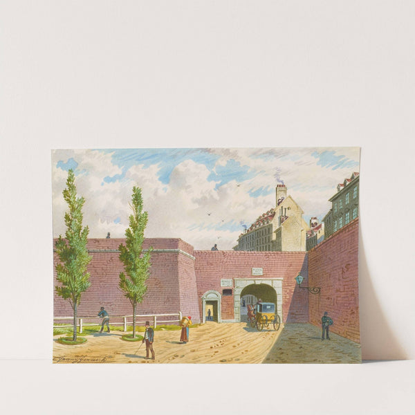 Das Fischertor in Wien by Franz Gerasch