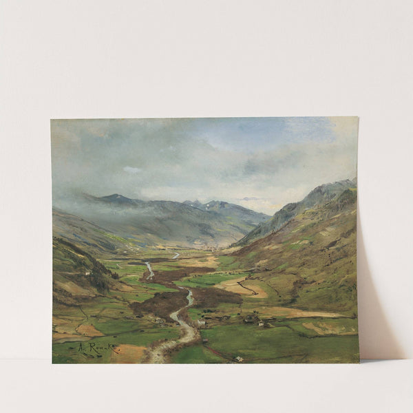 Das Gasteinertal II (1877) by Anton Romako