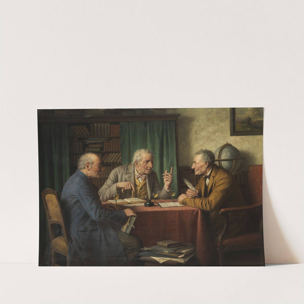 Das Gelehrtengespräch by Josef Wagner-Höhenberg