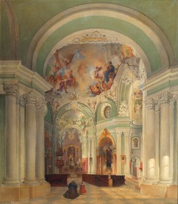 Das Innere der Piaristenkirche in Wien