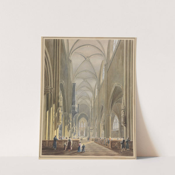 Das Innere des Münsters zu Freiburg by Carl Ludwig Frommel