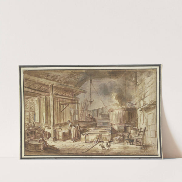 Das Innere einer Waschanstalt by Jean-Baptiste Lallemand