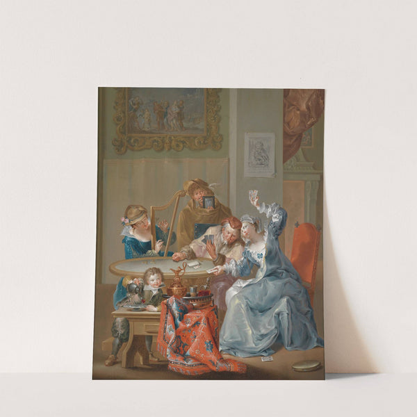 Das Kartenspiel by Johann Georg Platzer