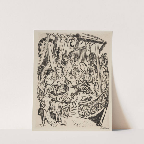 Das Karussell by Max Beckmann