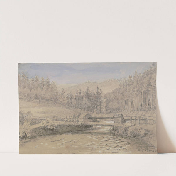 Das Kirnitzschtal bei Schandau by Friedrich Eugen Peipers