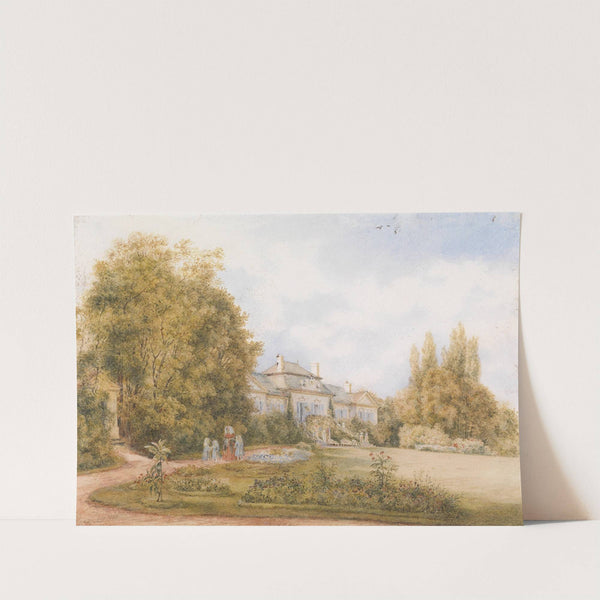 Das Kleine Schloss in Nasice Slawonien by Franz Alt