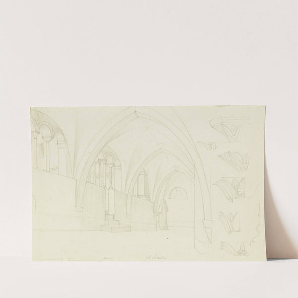 Das Kloster Santa Scolastica bei Subiaco by Fritz Bamberger