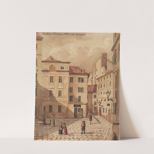 Das Knaffelsche Stiftungshaus in der Jacobergasse Nr. 807 in Wien by Carl L. Wiesböck