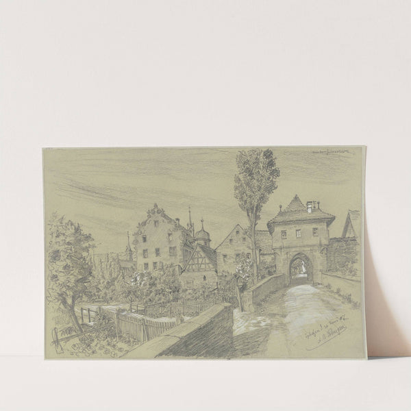 Das Mainbernheimer Tor in Iphofen by Andreas Bernhard Söhngen