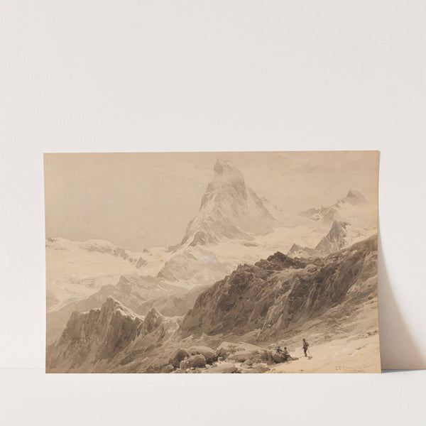 Das Matterhorn von der Triftkumme (1889) by Edward Theodore Compton