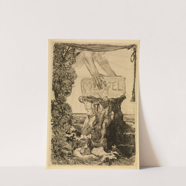 Das Menzelfestblatt (1884) by Max Klinger