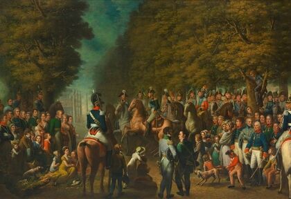 Das Militärfest im Prater am 18. Oktober 1814